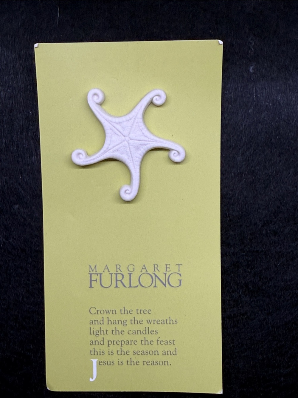 Margaret Furlong Dancing Star from the Christmas Pin Collection NWT